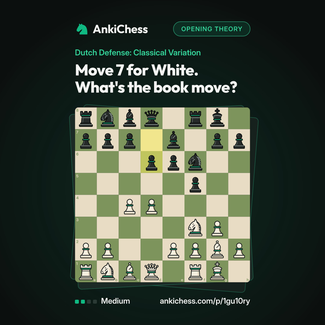 Move 7 for White. What's the book move?