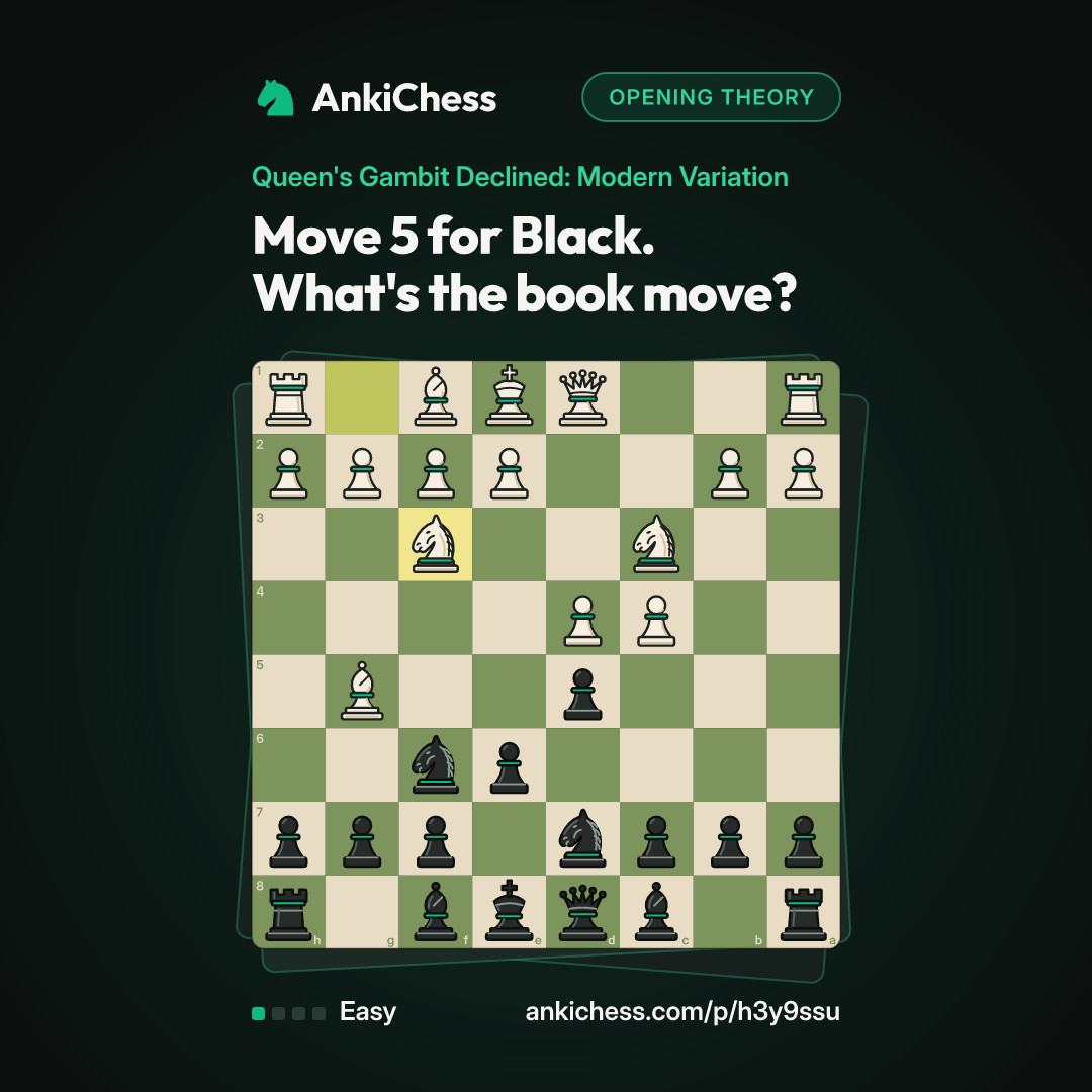 Move 5 for Black. What's the book move?